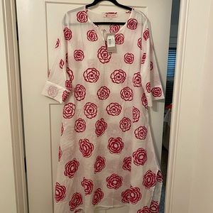 Ro’s Garden Pink and White Dress